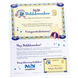 Certificate - Bubblemaker 